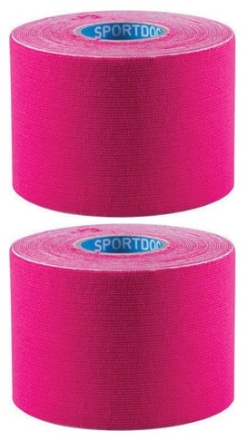 2 stk. Kinesio tape - SportDoc Kinesiology tape - Kinesiotape i pink